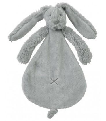 Grey rabbit richie tuttle knuffeldoek happy horse