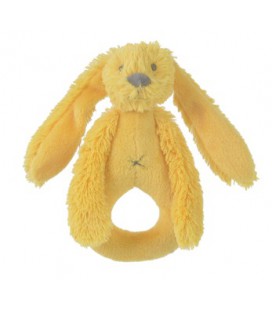 Happy Horse Yellow rabbit richie rattle / geel tutdoek konijn