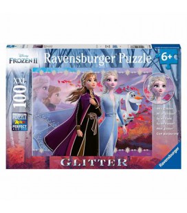 Puzzel frozen 2 glitter 100 XXL