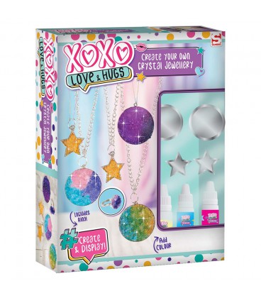 Xoxo groeiend kristal sieraden