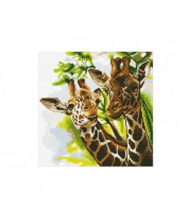 Crystal art diamond painting giraffes