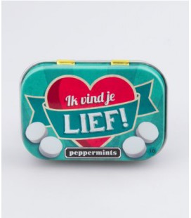 Retro mints - ik vind je lief
