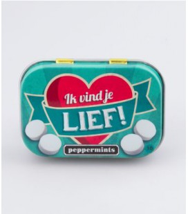 Retro mints - ik vind je lief