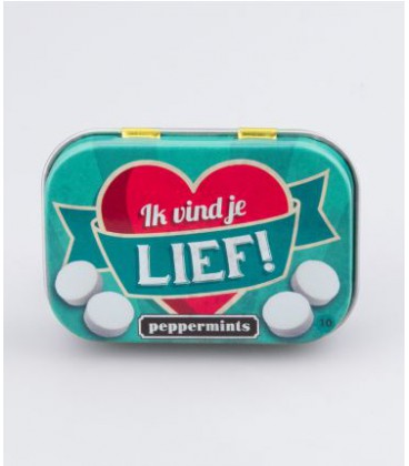 Retro mints - ik vind je lief