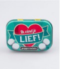 Retro mints - ik vind je lief