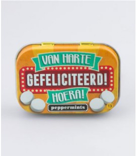 Retro mints - van harte gefeliciteerd