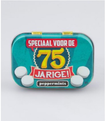 Retro mints - 75 jarige