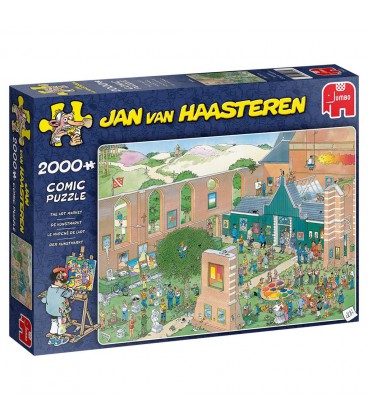 Puzzel Jan van haasteren the art market kunstmarkt 2000