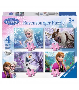 Disney puzzel Frozen 12 16 20 24 stukjes