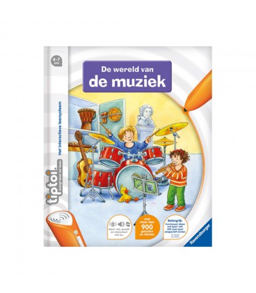 BOEK TIPTOI DE WERELD VAN DE MUZIEK