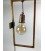 Wall Lamp Frame Blue Gold 18x10x40 cm