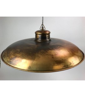 Hanging Lamp Iron 60x60x20 cm Blue Gold