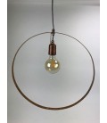 Hanging Lamp Iron Ring 50x5x52 cm Blue Gold