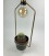 Hanging Lamp Frome Pot 27x16x50 cm Blue Gold