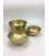 Bowl set 3 30x30x15/25x25x10/20x20x9 cm Brass schaal