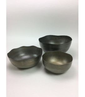 Bowl set 3 30x30x15/25x25x10/20x20x9 cm