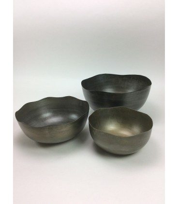 Bowl set 3 30x30x15/25x25x10/20x20x9 cm