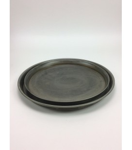 Tray set 2 43x43x3/36x36x3 cm