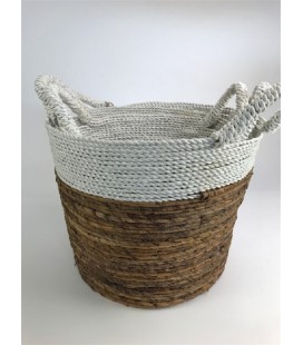 Round Tappered Basket Mand Set 3