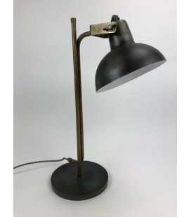 Table Lamp 20x28x54 cm  Base OXI Brass / Shade Creme