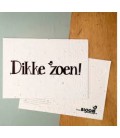 Bloeikaart dikke zoen