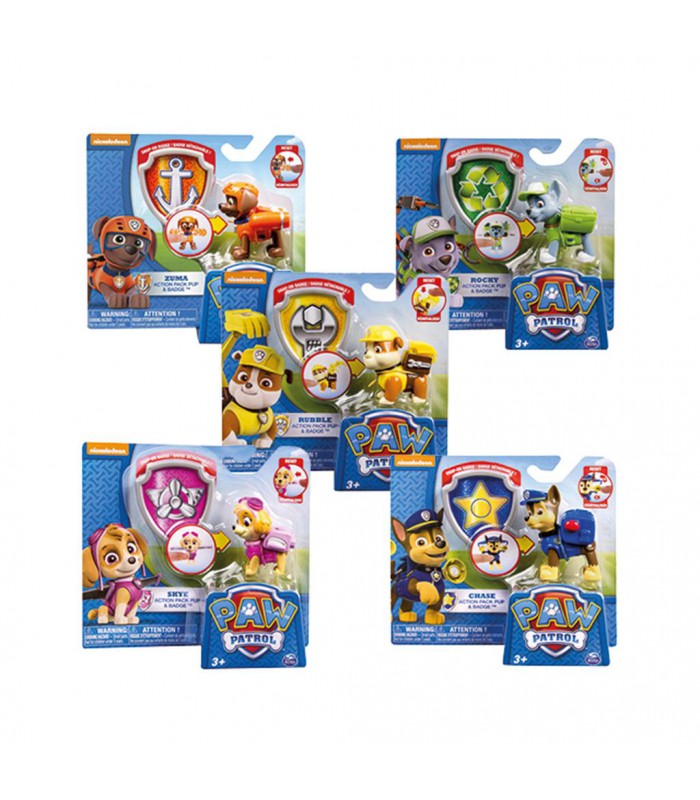 ACTIEFIGUUR PAW PATROL ACTION PACK PUP ASSORTI - Babykadowinkel Shop