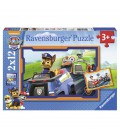 PUZZEL PAW PATROL IN ACTIE 2X12 STUKJES