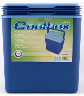 Koelbox donker-blauw 32ltr 40x30x45cm