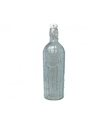 Fles glas m/stop 31,5cm cactus 1 liter