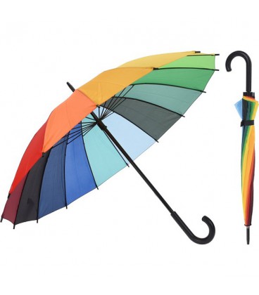 Paraplu regenboog dia 98cm 80cm hoog