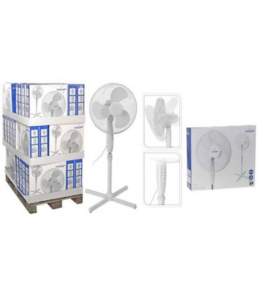 Statief ventilator diameter 40cm 3 standen en in hoogte verstelbaar 45Watt