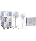 Statief ventilator diameter 40cm 3 standen en in hoogte verstelbaar 45Watt