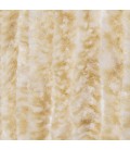 Kattenstaart 90x220 cm beige/wit mix in doos