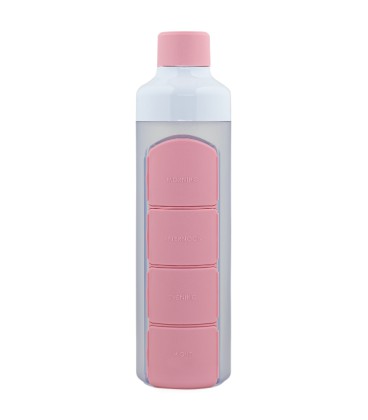 YOS Bottle Daily - Roze pillenfles