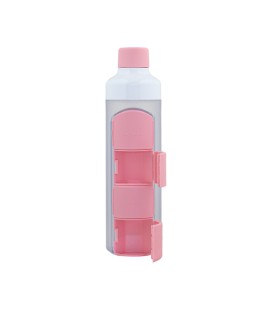 YOS Bottle Daily - Roze pillenfles