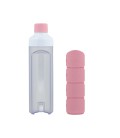 YOS Bottle Daily - Roze pillenfles