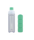 YOS Bottle Daily - Groen pillenfles