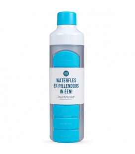 YOS Bottle Weekly - Blauw pillenfles