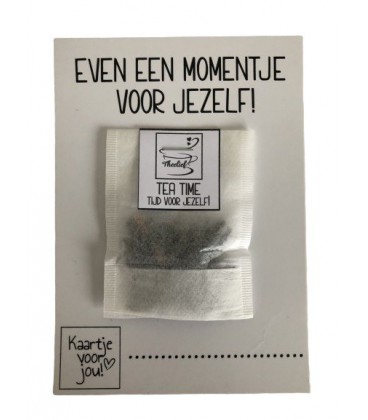 Theekaart momentje voor jezelf