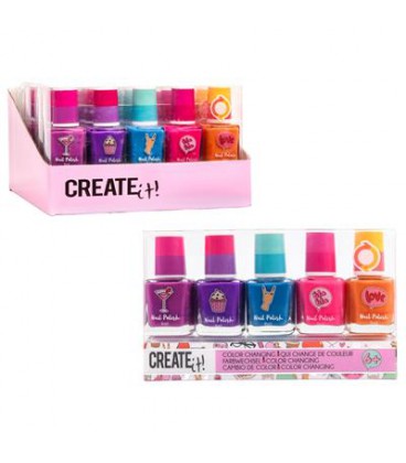 CREATE IT! NAGELLAK COLOR CHANGING 5PK