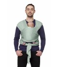 DRAAGDOEK STRETCHY WRAP CLASSIC • MINTY GREY