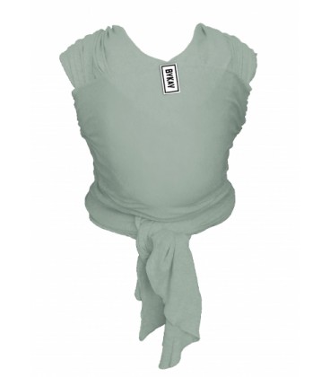 DRAAGDOEK STRETCHY WRAP CLASSIC • MINTY GREY