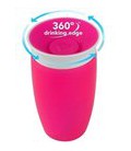 Munchkin Scippy cup 360 graden draaibaar - roze antilek beker