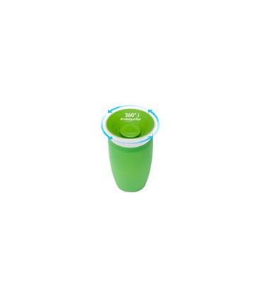 Munchkin Miracle Trainer cup 360 graden draaibaar - groen antilek beker