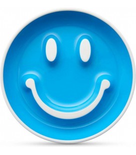 Munchkin smile n scoop bord met lach - blauw