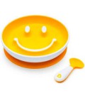 Munchkin smile n scoop bord met lach - geel