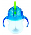 Munchkin Click Lock Tip en Sip straw cup - Blauw /groen 6 maand