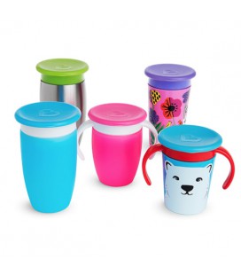 Munchkin miracle cups lids 4 kleuren - deksels