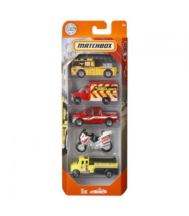 MATCHBOX 5-PACK FIRE