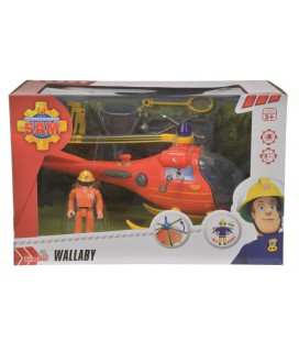 BRANDWEERMAN SAM HELI + FIGUUR BATTERY OPERATED